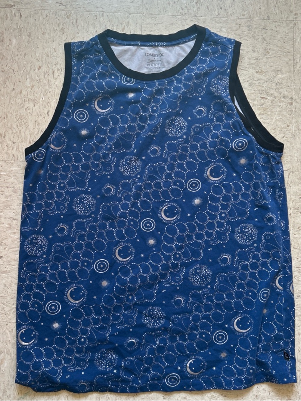 TomboyX Blue Celestial Tank Top